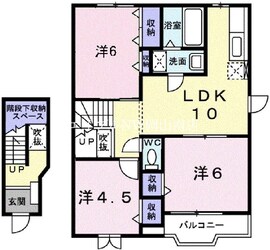 清輝橋駅 徒歩38分 2階の物件間取画像